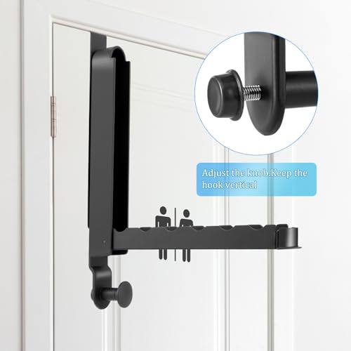 Dntorx Over The Door Drying Rack, 2 Pack Foldable Over The Door Hooks Hanger for Laundry Clothes Heavy Duty Door Organizer Rack Coat Towels Hanging Storage for Bedroom Bathroom Kitchen - Image 4