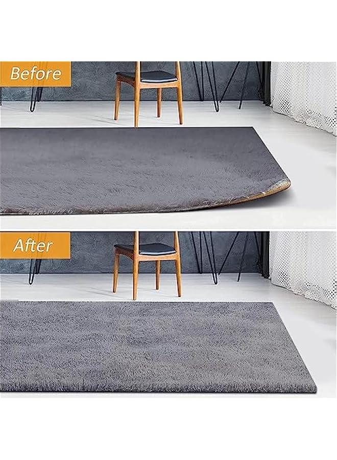 RYNX 16 Grippers for RugsDouble Sided Non Slip Rug Pads for Hardwood Floors and TilesReusable and Washable Rug Tape for Area RugsDual Sided Adhesive Rug Pad Gripper Keep Corners Flat - Image 3