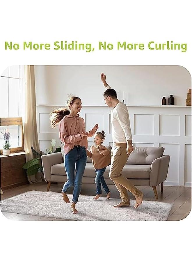 RYNX 16 Grippers for RugsDouble Sided Non Slip Rug Pads for Hardwood Floors and TilesReusable and Washable Rug Tape for Area RugsDual Sided Adhesive Rug Pad Gripper Keep Corners Flat - Image 5