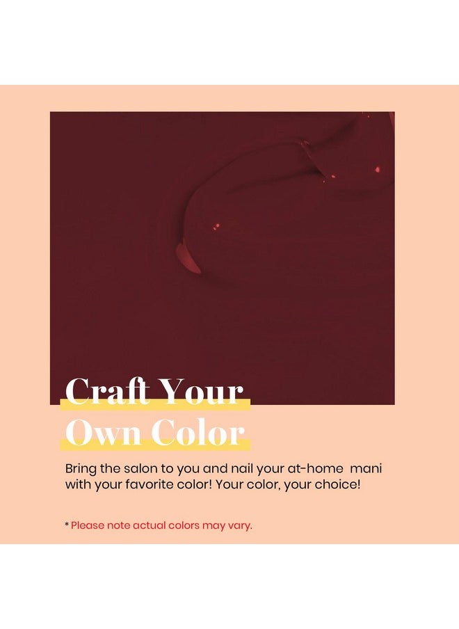 beetles Gel Polish - beetles Burgundy Red Gel Polish- 1Pcs 15ml Maroon Red Brown Gel Nail Polish Dark Red Gel Polish Nail Polish Salon DIY UV Lamp Soak Off at Home Nails - Image 1