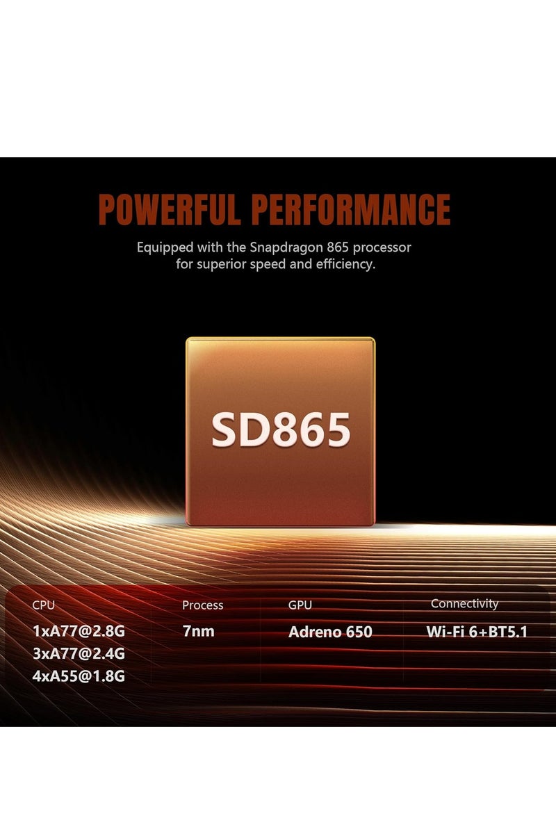 Retroid Pocket 5 Retro Handheld Game Console, 8+128G, 5.5-inch Touchscreen 1080p Portable Android Gaming Handheld with Adreno 650 GPU & WiFi 6/BT5.1, Snapdragon 865 Processor, Android 13 Gray - Image 4