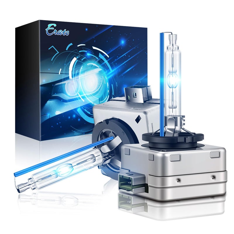 Erato D3S Xenon Headlight Bulbs 8000K 35W Ice Blue Xenon Bulbs 12V Car Replacement Bulbs Pack of 2