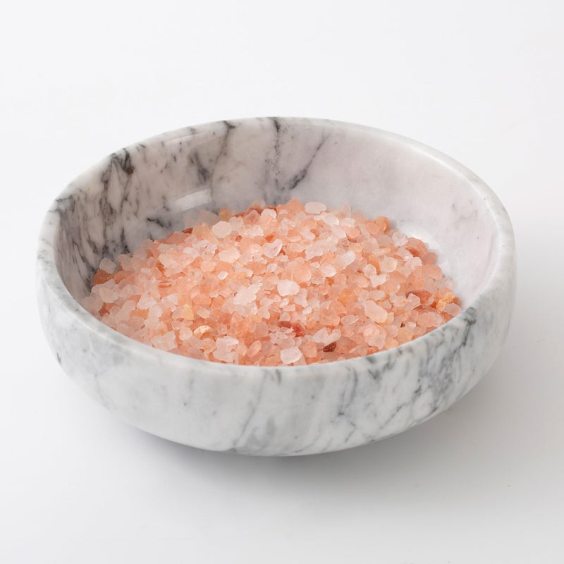 CM CHIC MONDAY Candy Dish, Marble Candy Bowl for Office Desk, Hard Candy Dispenser Servers, Entry Way Table Home Decor, Nut Dish (White&Grey, 5.9 INCH) - Image 3