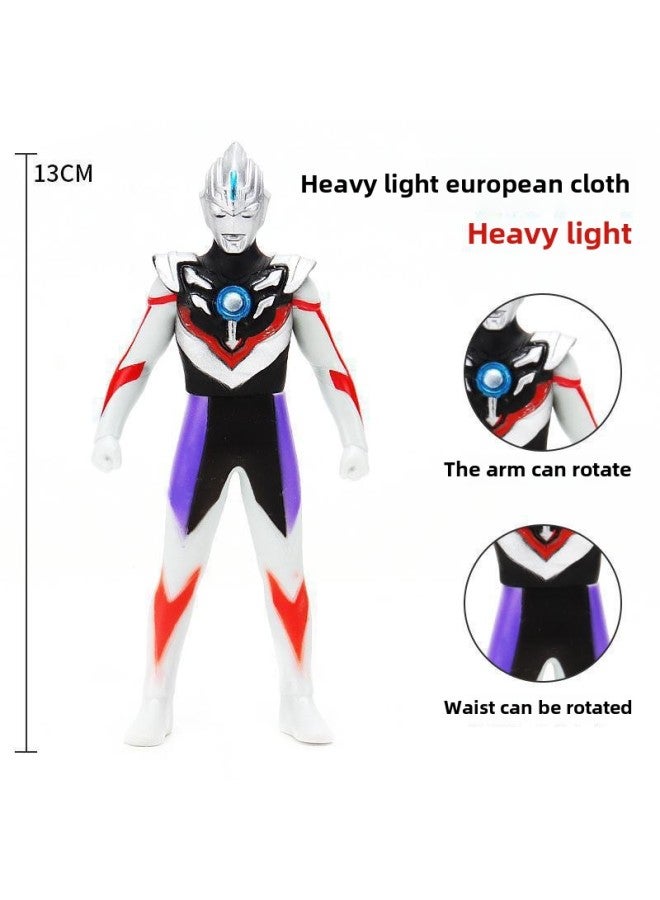 13CM Ultraman Soft Plastic Tiga Style Maltos Galaxy Zero Tiga Superman Children's Hot Toys Wholesale-Color:56. Heavy Optical Obobu - Image 1