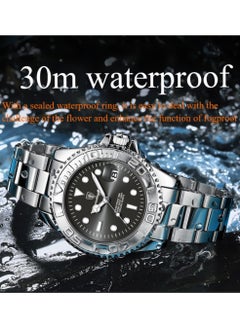 POEDAGAR POEDAGAR Waterproof Luminous Men's Watch Quartz，Men's Wrist Watches  - Image 4