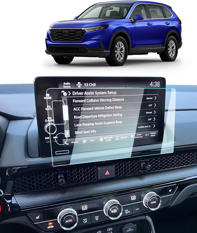 BIXUAN Tempered Glass Screen Protector for 2023-2025 2026 Honda CRV/CRV Hybrid EX-L, Sport Touring Accessories Navigation 9 Inch Touch Screen Protection Against Scratches and Fingerprints - Image 1