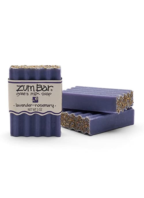 Indigo Wild Zum Bar Goat's Milk Soap - Lavender-Rosemary - 3 Ounce (Pack of 3) 