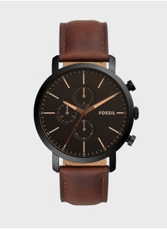 FOSSIL Bq2461 Leather Strap Analog Watch  - Image 1