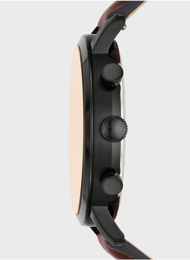 FOSSIL Bq2461 Leather Strap Analog Watch  - Image 3
