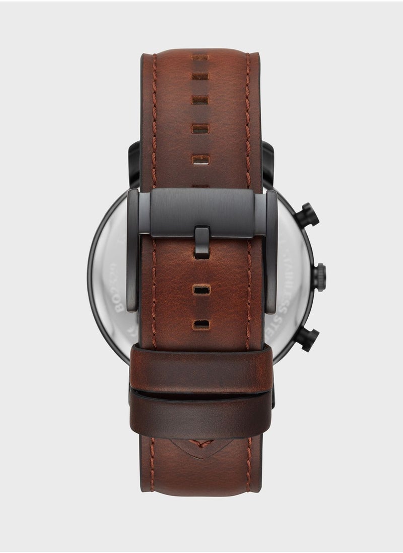 FOSSIL Bq2461 Leather Strap Analog Watch  - Image 2