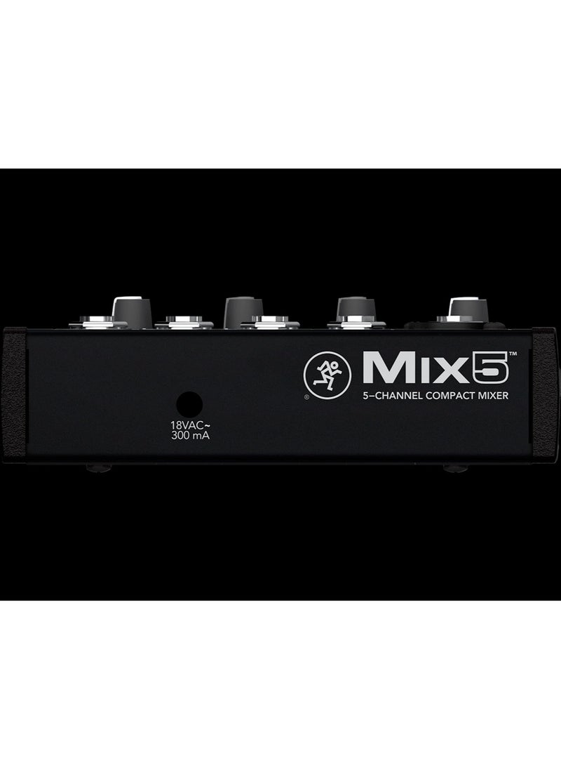 Mackie خلاط MACKIE Mix5 المدمج ذو 5 قنوات تناظرية  - Image 5