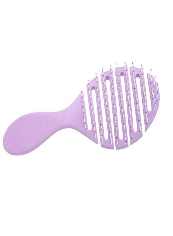 XELYTON Detangling Hair Brush for Pain-Free Brushing on All Wet or Dry Hair Types, Fluffy High Skull Plant Fiber Pork Rib Comb Bristles, Wheat Straw Hair Brush Hollow Out Styling Comb (Oval Shape) - Image 1