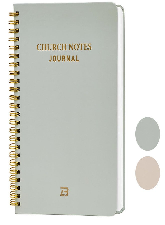 Zorblinx Church Notes Journal & Sermon Notes Notebook - Guided Christian Notebook for Key Points, Scripture Verses & Reflection | Spiritual Gift for Men & Women Bible Study Supplies, Green - Image 1