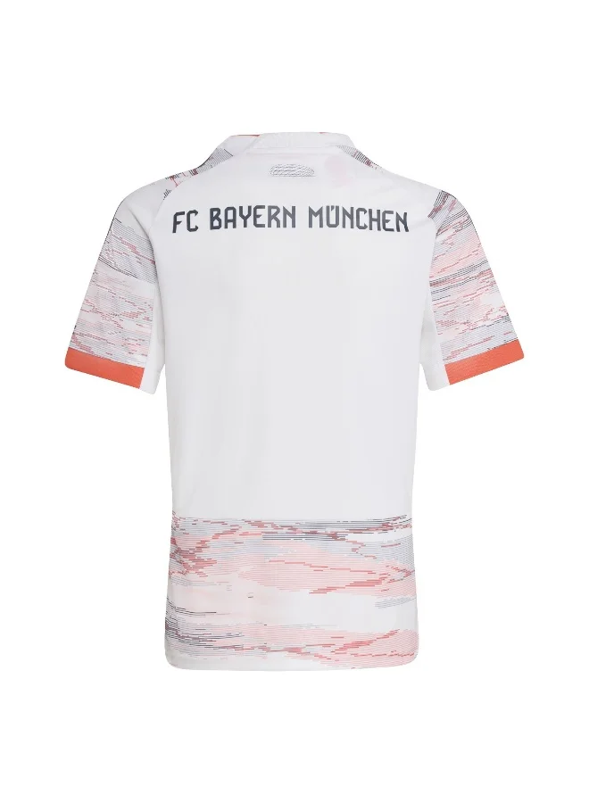 adidas Fcb A Jsy Y White Football Jerseys For Junior 7-8Y