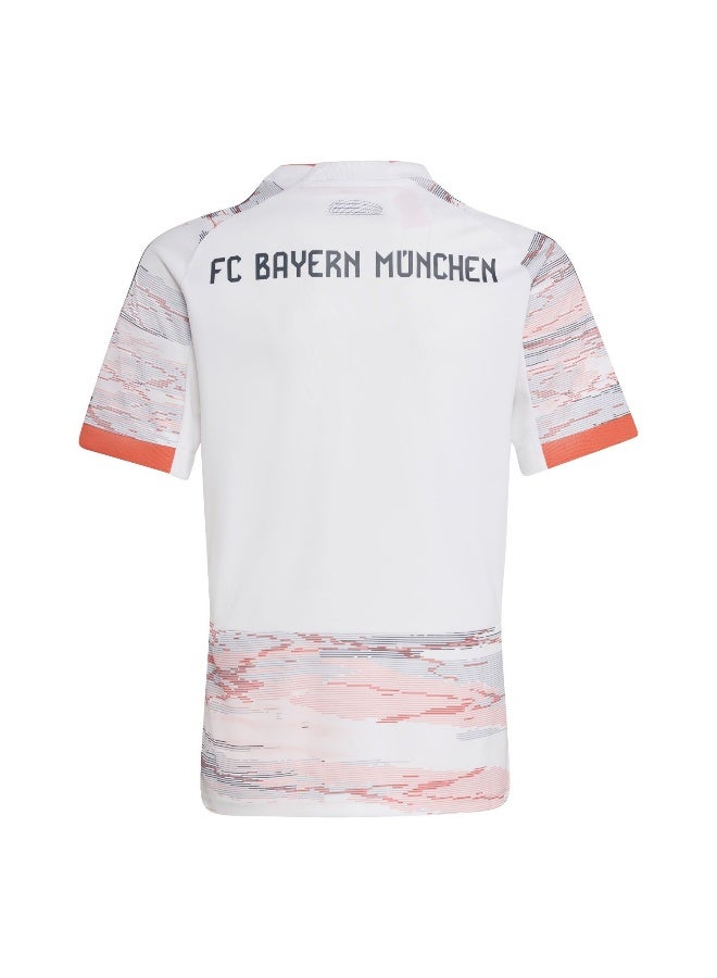 Adidas Fcb A Jsy Y White Football Jerseys For Junior 7-8Y - Image 2