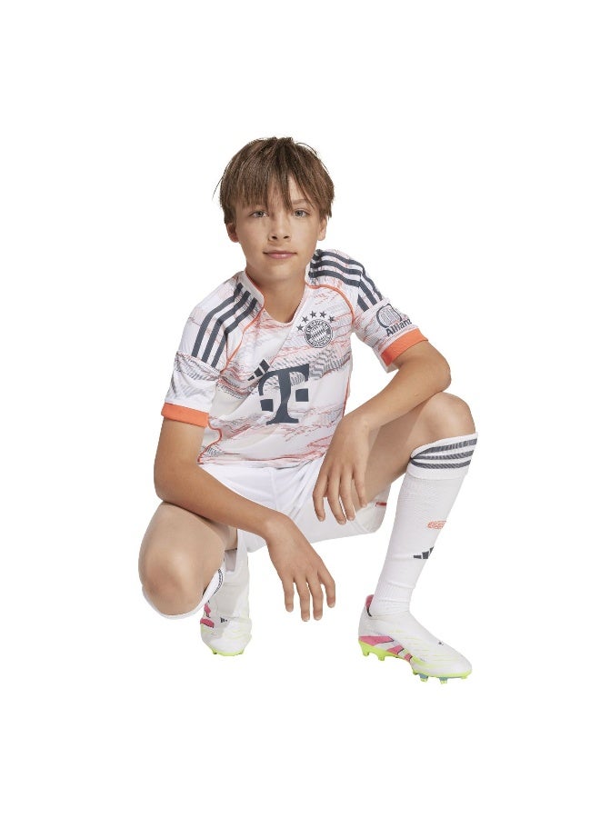 Adidas Fcb A Jsy Y White Football Jerseys For Junior 7-8Y - Image 5