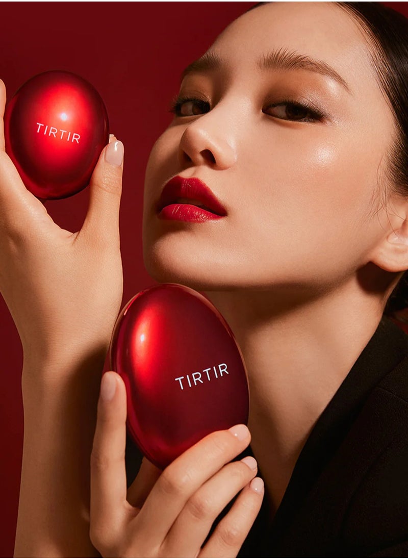 TIRTIR - TIRTIR Mask Fit Red Cushion #17C Porcelain, Full size (18g) 72-Hours Long Lasting Full Coverage - Image 1