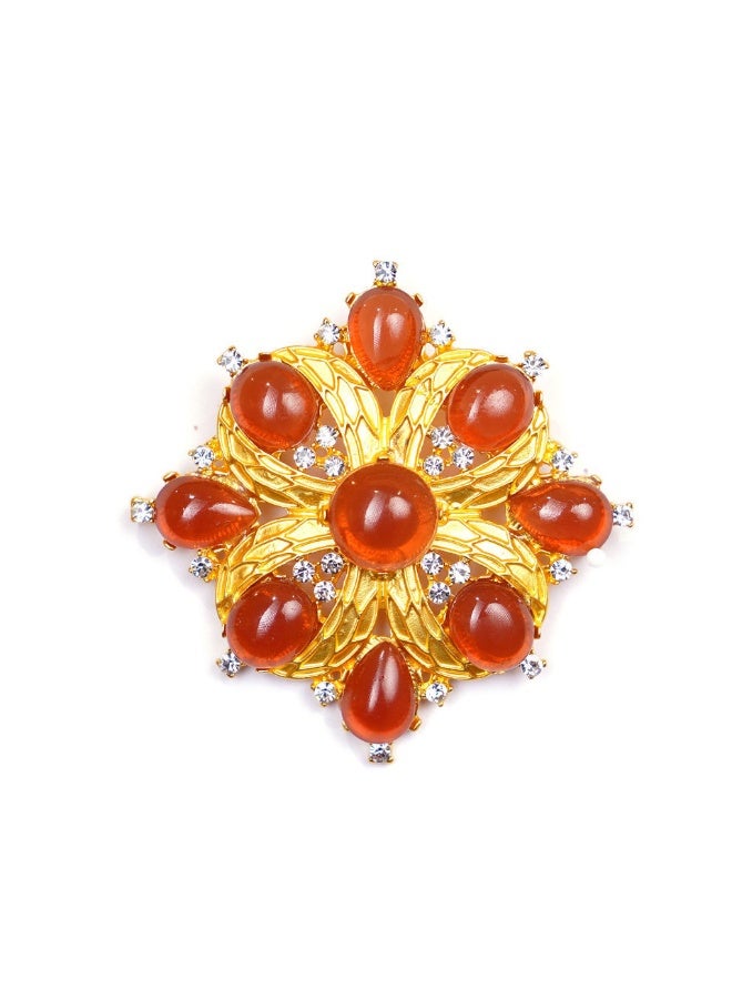 KUYING Vintage Light Luxury Baroque Brooch  - Image 2