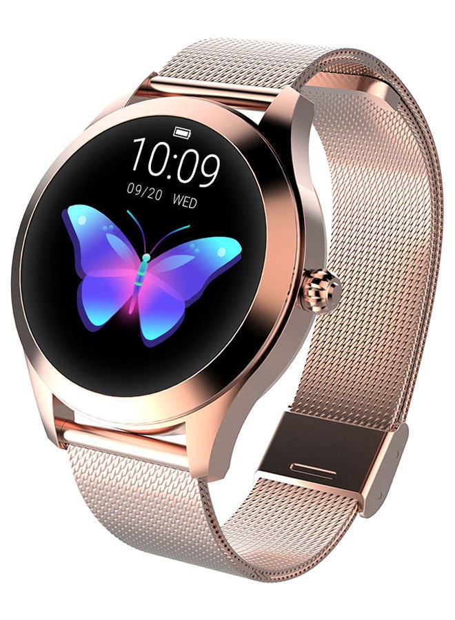NIBEMINENT Heart Rate Monitoring Smartwatch Rose Gold - Image 1