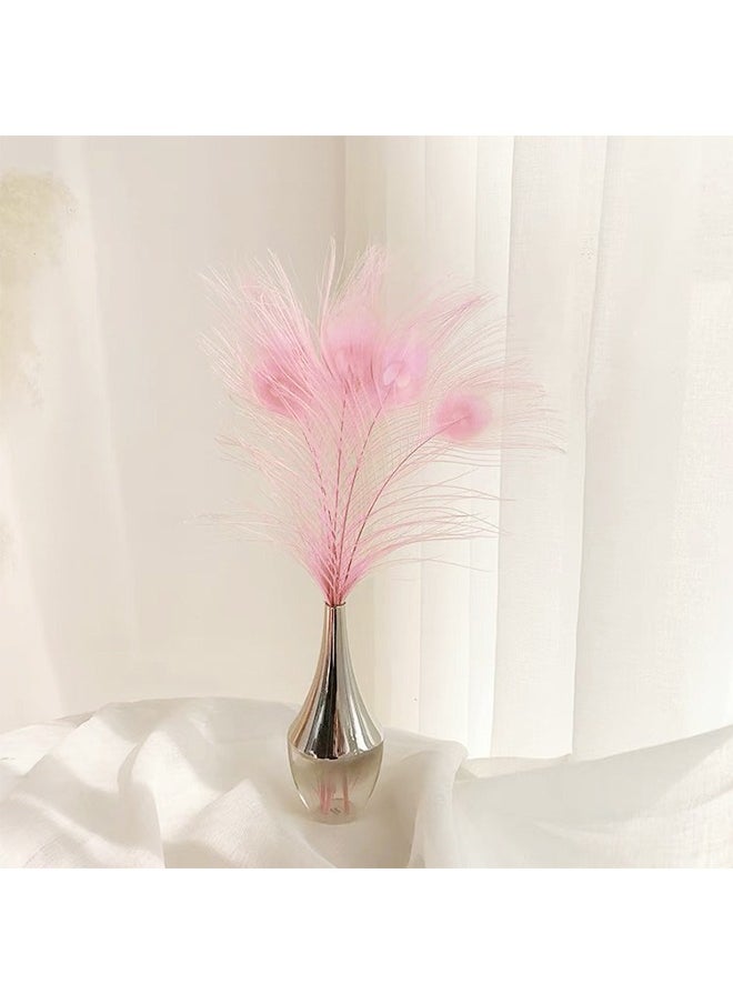 Realfrog Natural Peacock Feathers, 10 to 12-Inch Eyed Peacock Tail Feathers, DIY Craft Decoration for Weddings, Costumes – Set of 20 Peacock Feathers  - Image 4