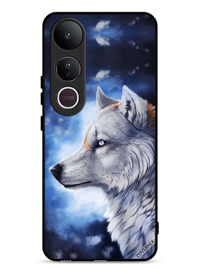 Covernex Vivo V50 Lite Protective Case Cover Wolf Paint Art