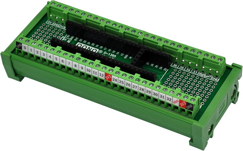 OONO Terminal Block Breakout Board Module for Teensy 4.1, DIN Rail Mount Version - Image 4
