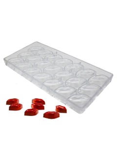 NQOOH High Quality Acrylic Chocolate Mold Perfect for Jelly, Desserts, Bonbons, and Cookies in Lip Shape  - Image 3