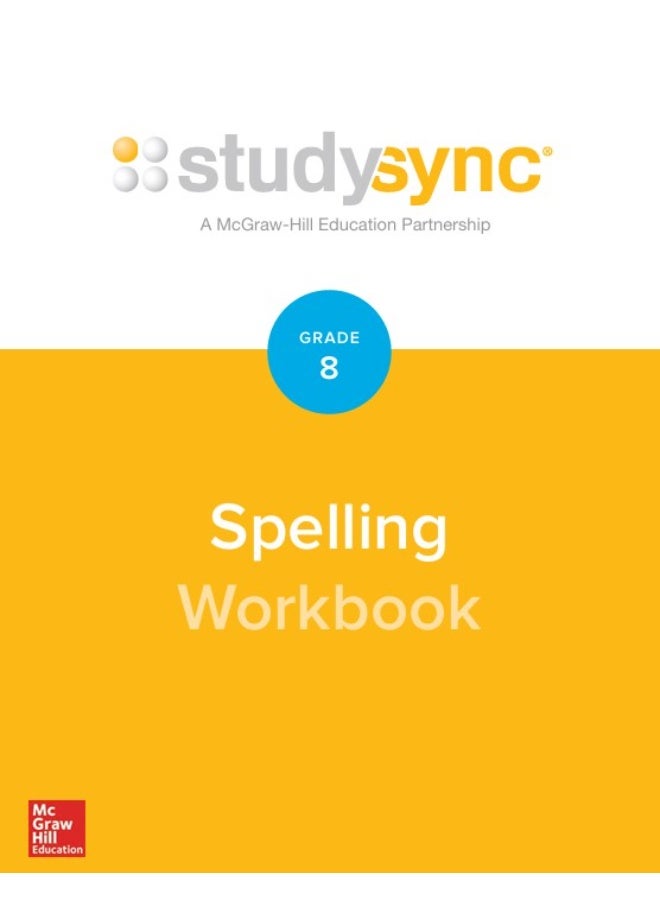 StudySync :Spelling Workbook GRADE 8 - Image 1