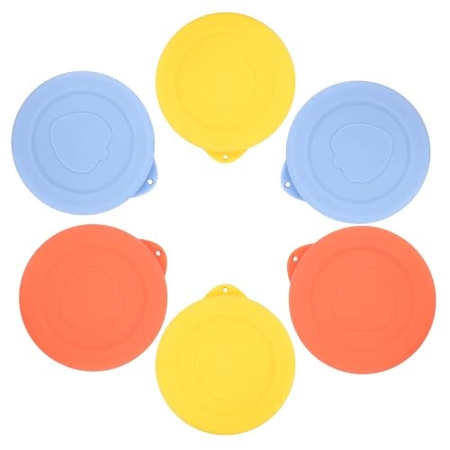 Purekra 100mm Silicone Lid For Weck 743|745(1 Liter)|738|739|740|741|742|744|748|974 Glass Jars, 6 Pack Purekra Keep-Fresh Silicone Covers, Food Grade, Durable, Reusable, Microwave & Dishwasher Safe - Image 1