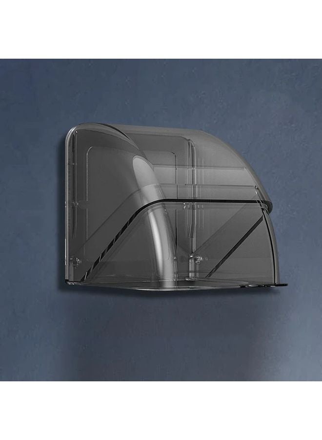 Black Waterproof Outdoor Electrical Outlet Cover Rainproof Plug Protector - Image 1