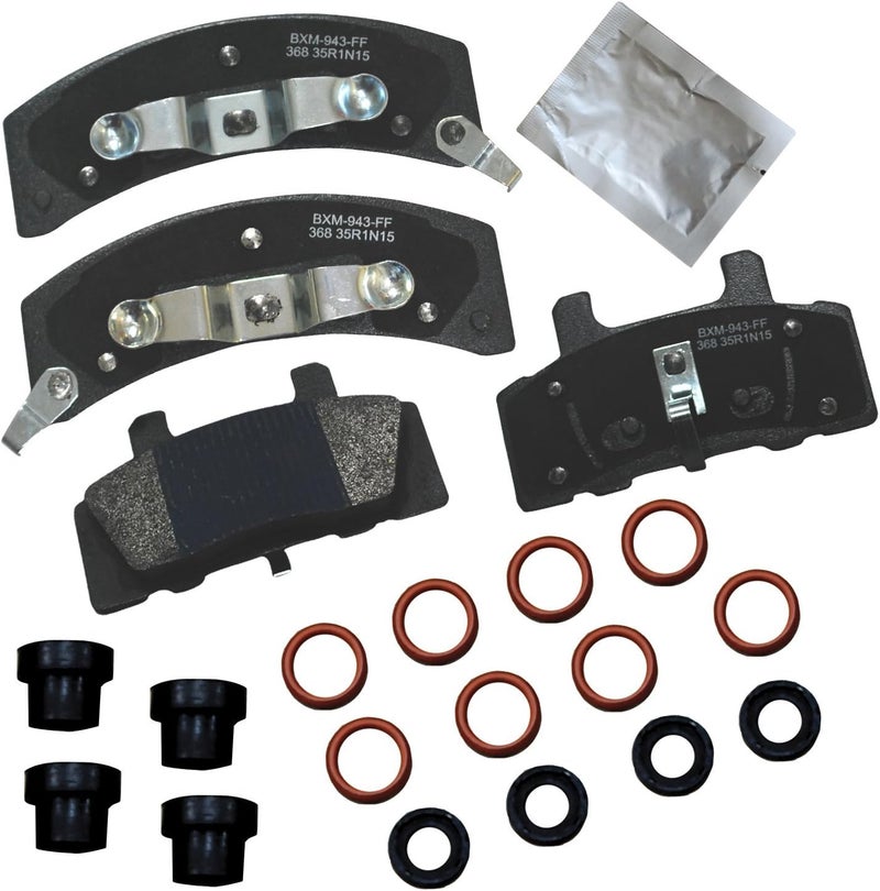 Bendix Premium SBM368 Semi-Metallic Front Brake Pads for Chevrolet C1500 1991-1988, K1500 1991-1988, GMC C1500 1991-1988, K1500 1991-1988 - Image 1