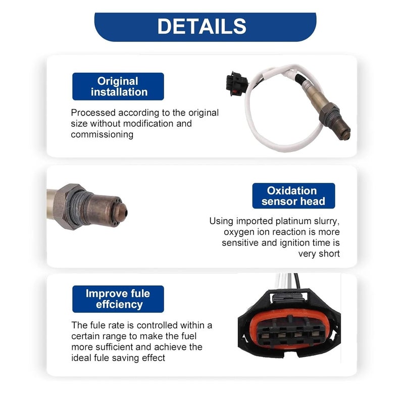 Upstream Oxygen Sensor 55572215 Compatible for Chevrolet Cruze 1.8L 2011-2016 Compatible for Sonic 1.8L 2012 2013 2014 2015 2016 2017 2018 - Image 4