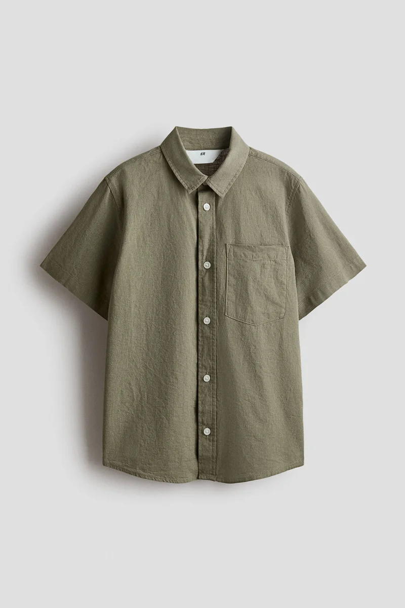 H&M Linen-blend shirt