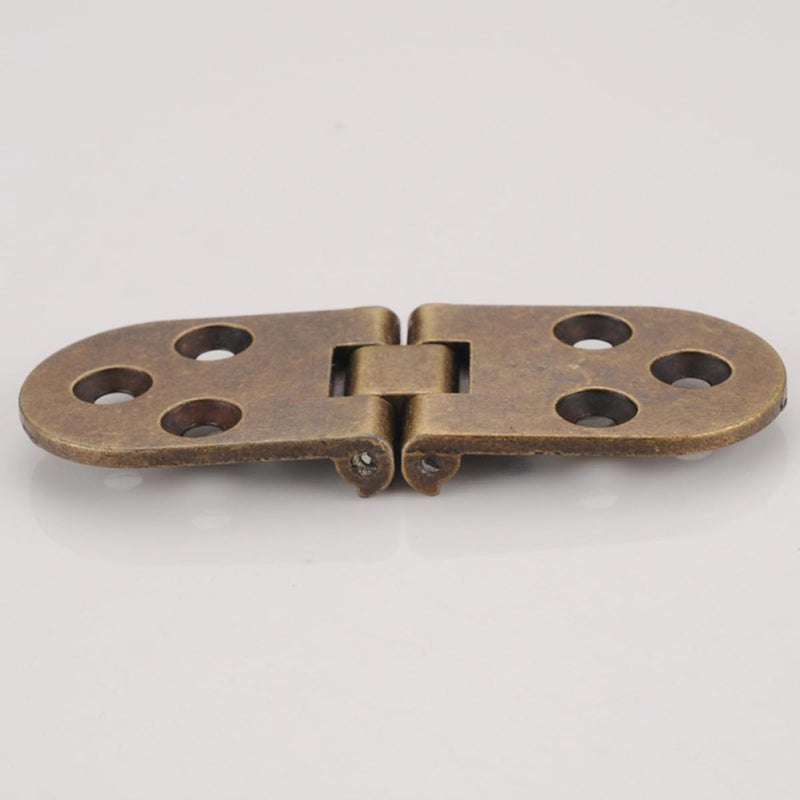 4Pcs Bronze Invisible Flush Hinges For Cabinet Wardrobe Doors Furniture Hardware - Image 4