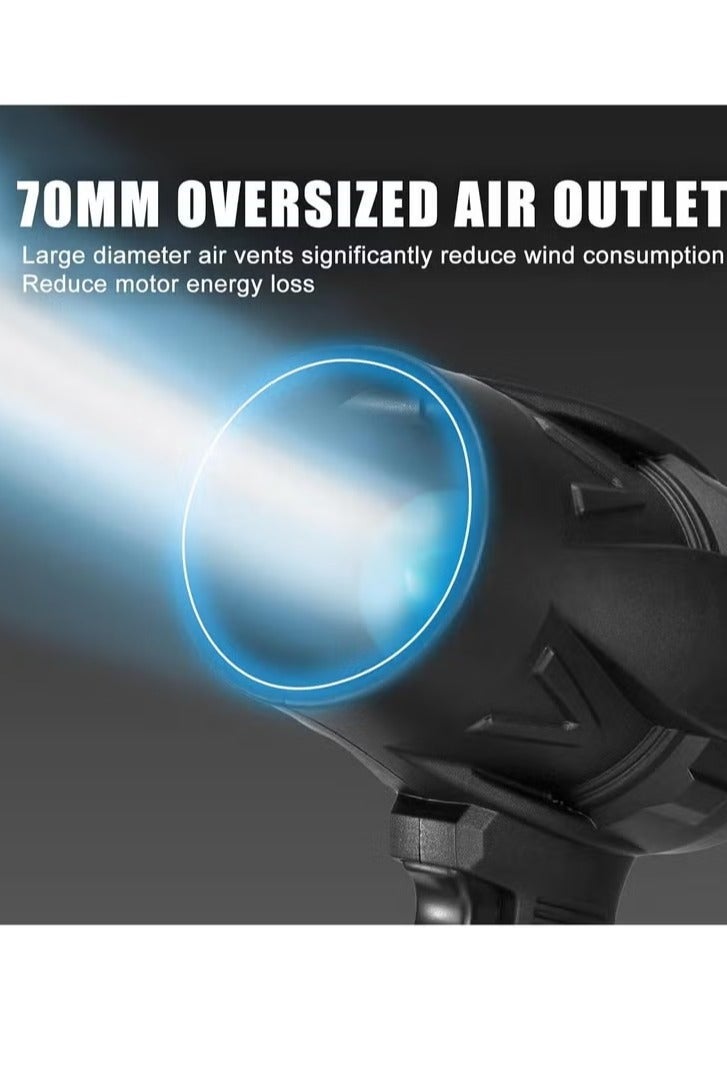 Denx Super Powerful Turbo Air Blower – Cordless Handheld Brushless Motor Blower, Rechargeable High-Speed Cleaner for Home, Car, Garden & Workshop Use - Image 1