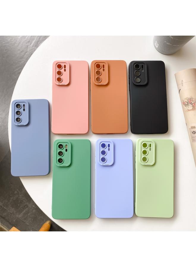 اس-توب جراب لهاتف Huawei P40 Pro جراب هاتف من السيليكون السائل ذو جانب مستقيم - Image 2