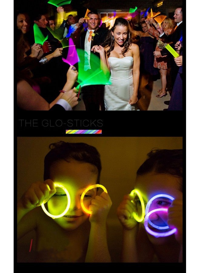 Chocozone Light up Toys Glowsticks Mixed Colors Party Favors for Kids Birthdays Toys for Boys Girls (Glow Bracelets) (Pack of 50) - Image 3