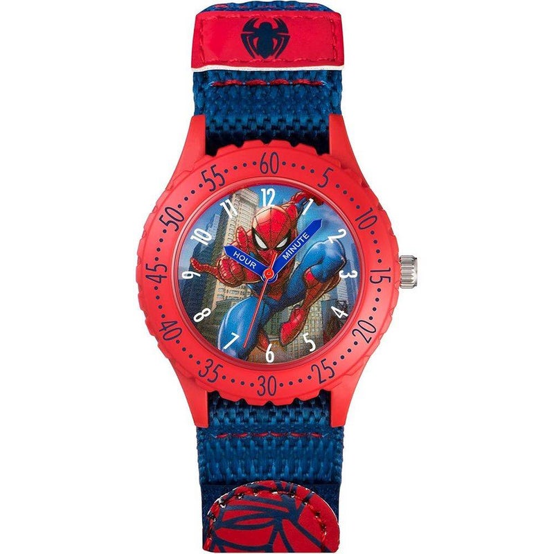 Marvel Spider-Man Spider-Man Canvas Strap Analog Watch (Blue/Red) - Image 2