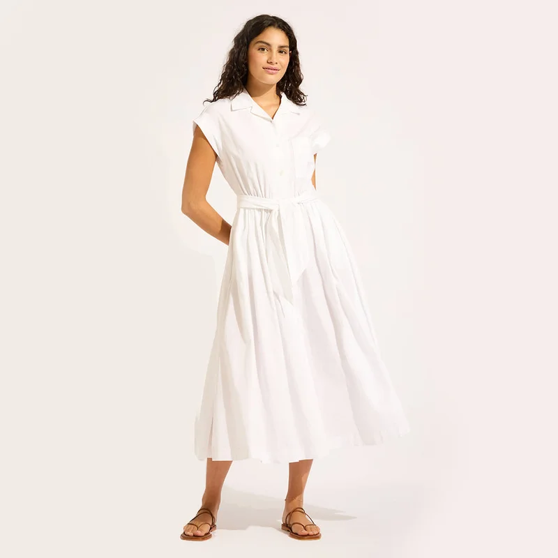 Seafolly  Coastline Tie Back Maxi Dress - Women for Women | Best Price UAE