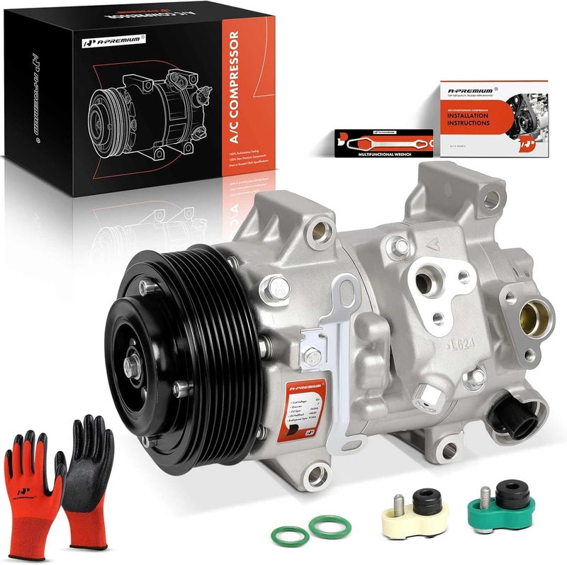 A-Premium AC Compressor with Clutch for Toyota and Scion - Image 1