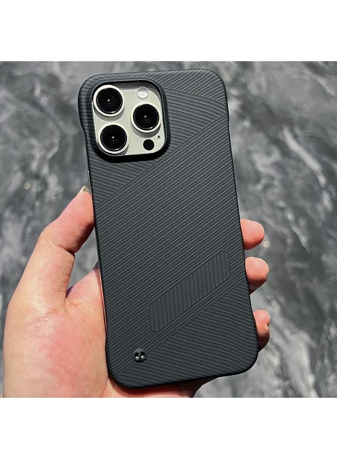 S-TOP Case For iPhone 15 Pro Max Carbon Fiber Frameless Cooling Phone Case - Image 1