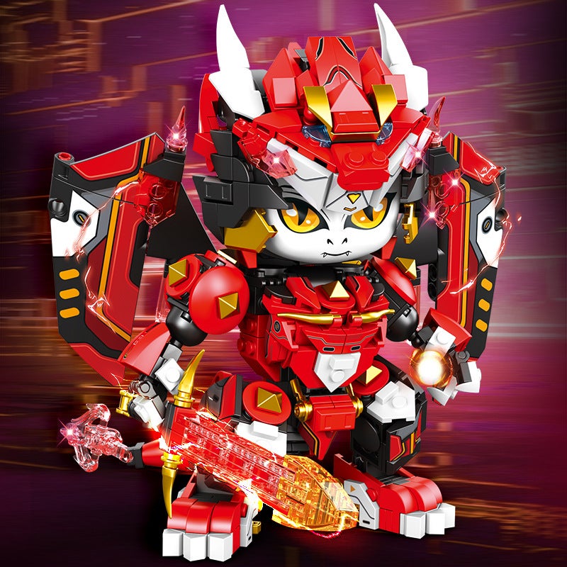 Chuangwan Shidai 8814 Chinese Zodiac Mech Building Blocks Set - Image 4