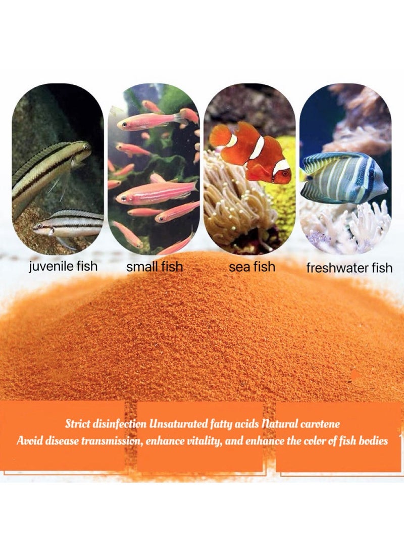 REPTIZOO Decapsulated Brine Shrimp Eggs (Non-Hatching) - High Protein Natural Food for Fish, Fry, Corals, Freshwater & Marine Tanks - 100% Natural Artemia Nauplii(25g)  - Image 2