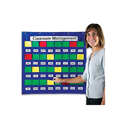 Learning Resources Junior Organization Station Pocket Chart Pocket Chart for Classroom Attendance and Schedule Charts for Class Management Classroom Jobs with Cards - Image 5