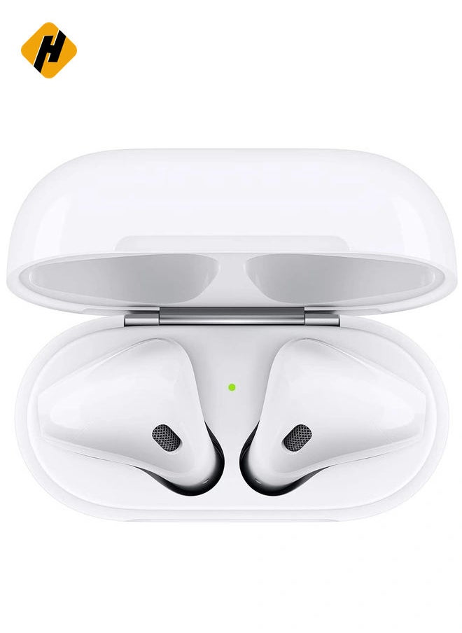 HuHa - REBENUO True Wireless Bluetooth Earpods Headset with Wireless Charging (White, Version 5.0) - 80 Hours Standby, 400mAh Charging Box - Image 1