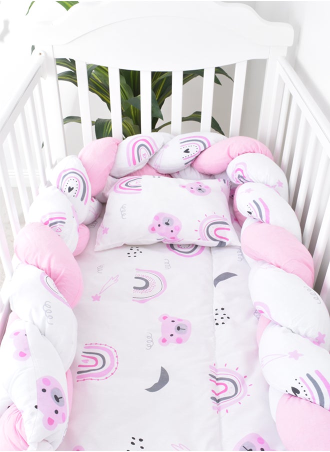 FUN MOMENT - 7-Piece Baby Cot Bedspread With Snail Partitions - Image 1