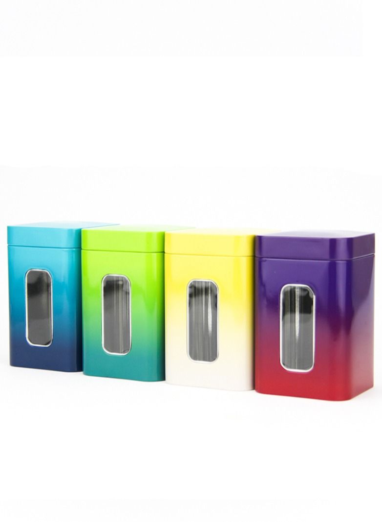 Tealand Tea Tin Look Pure with Airtight Canister Double Lids for Loose Tea and Tea Bags 100g  - Image 1