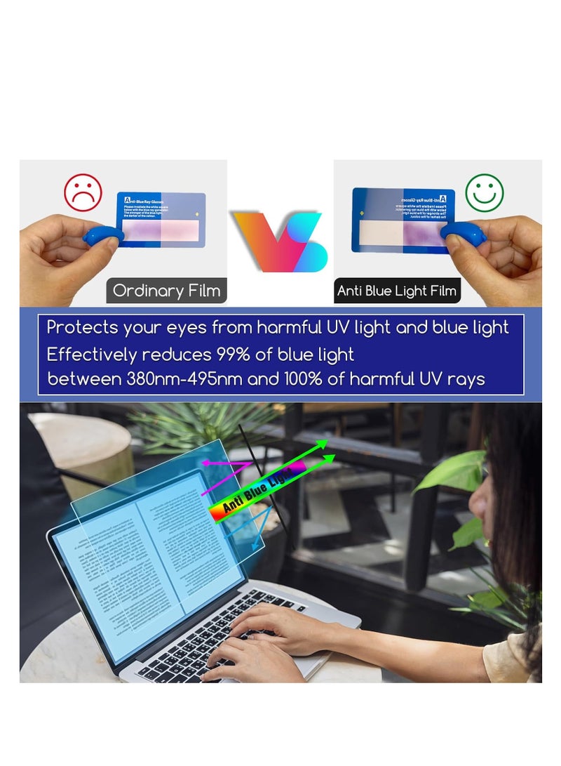 16" Blocking Blue Light Screen Protector Panel for Other All 16" Laptops with 16:10 Aspect Ratio丨Electrostatic Adsorption丨Clip Mounting丨Removable Anti Blue Light Filter for 16 Inch Laptop Lenovo/Dell/HP/ASUS/LG/Samsung/Huawei  - Image 4