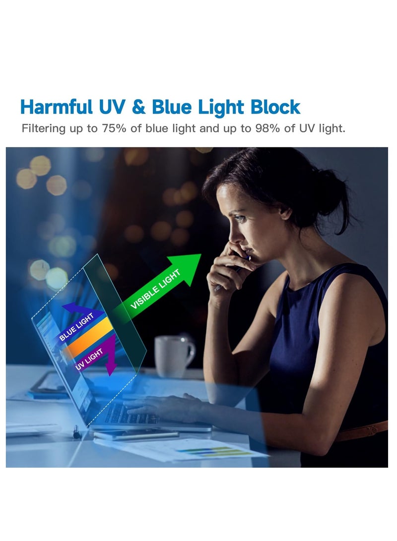 16" Blocking Blue Light Screen Protector Panel for Other All 16" Laptops with 16:10 Aspect Ratio丨Electrostatic Adsorption丨Clip Mounting丨Removable Anti Blue Light Filter for 16 Inch Laptop Lenovo/Dell/HP/ASUS/LG/Samsung/Huawei  - Image 5