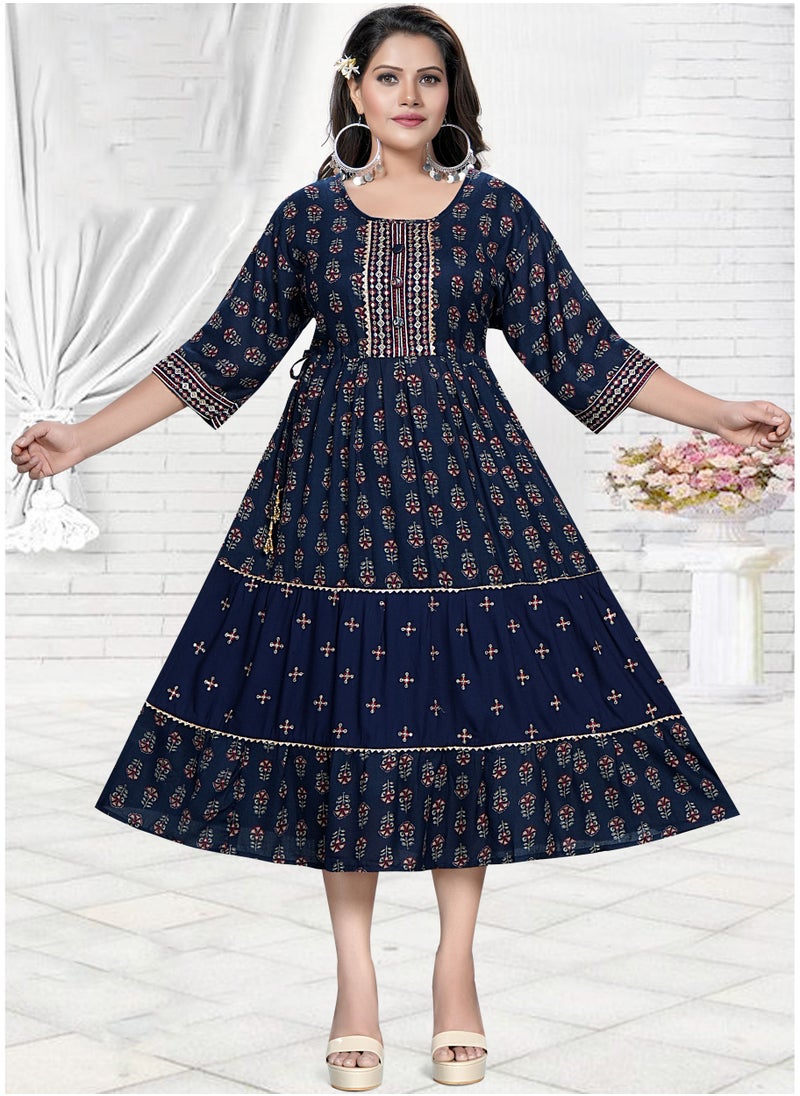 Jalabiya Embroidery Cotton Fabric Midi Dress - pzsku/ZDB3813F02AA7063DA83DZ/45/_/1679309895/16980a99-6fd1-40c1-80b1-46ea7426faa2